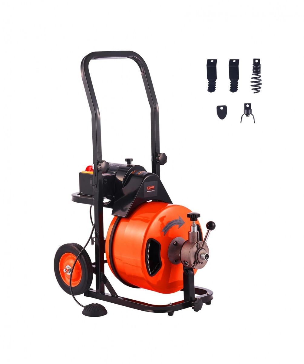 Fichoir électrique à drains & égoûts - 75' 1/2